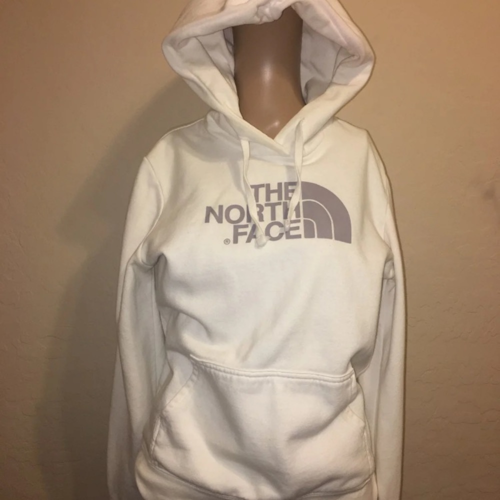 White North Face hoodie